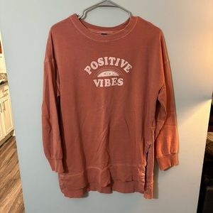 Positive Vibes Old Navy Oversized crew neck sweatshirt